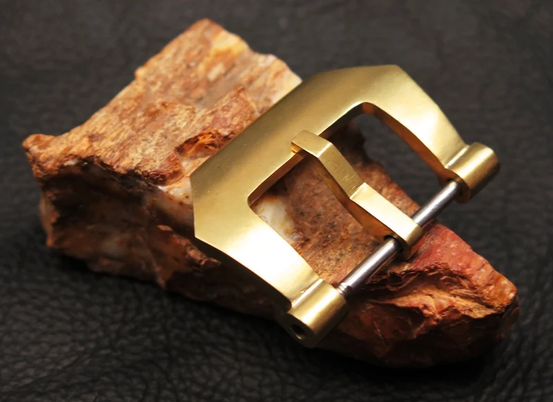 Rain Drop Yellow Bronze Buckle 22/24/26mm – image 3